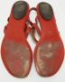 Gucci Vintage Pre-owned Leather sandals Red Dames - Thumbnail 6
