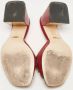Gucci Vintage Pre-owned Leather sandals Red Dames - Thumbnail 6