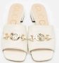 Gucci Vintage Pre-owned Leather sandals White Dames - Thumbnail 3