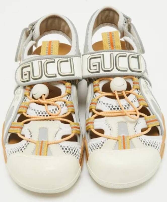 Gucci Vintage Pre-owned Leather sandals White Dames