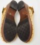 Gucci Vintage Pre-owned Leather sandals Yellow Dames - Thumbnail 6