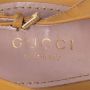 Gucci Vintage Pre-owned Leather sandals Yellow Dames - Thumbnail 5