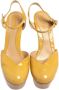 Gucci Vintage Pre-owned Leather sandals Yellow Dames - Thumbnail 2