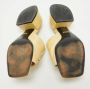 Gucci Vintage Pre-owned Leather sandals Yellow Dames - Thumbnail 6