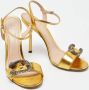 Gucci Vintage Pre-owned Leather sandals Yellow Dames - Thumbnail 4