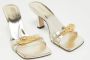 Gucci Vintage Pre-owned Leather sandals Yellow Dames - Thumbnail 4