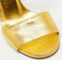 Gucci Vintage Pre-owned Leather sandals Yellow Dames - Thumbnail 7