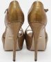 Gucci Vintage Pre-owned Leather sandals Yellow Dames - Thumbnail 5