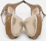 Gucci Vintage Pre-owned Leather sandals Yellow Dames - Thumbnail 6