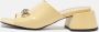 Gucci Vintage Pre-owned Leather sandals Yellow Dames - Thumbnail 2