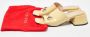 Gucci Vintage Pre-owned Leather sandals Yellow Dames - Thumbnail 7