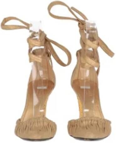 Gucci Vintage Pre-owned Leather sandals Yellow Dames
