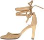 Gucci Vintage Pre-owned Leather sandals Yellow Dames - Thumbnail 4