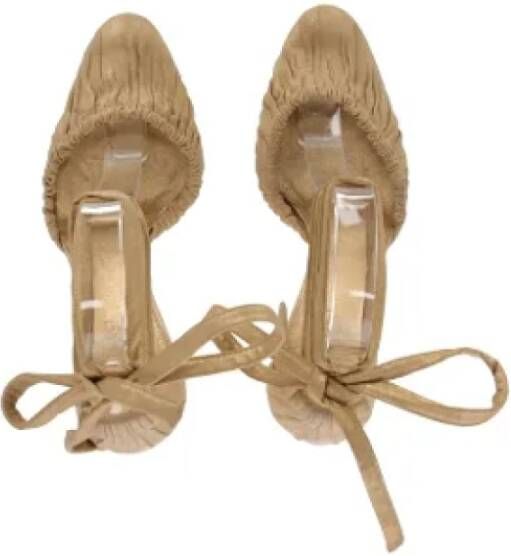 Gucci Vintage Pre-owned Leather sandals Yellow Dames