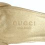 Gucci Vintage Pre-owned Leather sandals Yellow Dames - Thumbnail 8