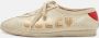 Gucci Vintage Pre-owned Leather sneakers Beige Dames - Thumbnail 2