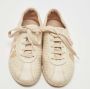 Gucci Vintage Pre-owned Leather sneakers Beige Dames - Thumbnail 3
