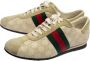 Gucci Vintage Pre-owned Leather sneakers Beige Dames - Thumbnail 3