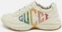 Gucci Vintage Pre-owned Leather sneakers Beige Dames - Thumbnail 2