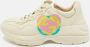 Gucci Vintage Pre-owned Leather sneakers Beige Dames - Thumbnail 2