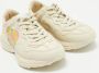 Gucci Vintage Pre-owned Leather sneakers Beige Dames - Thumbnail 4
