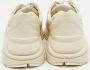 Gucci Vintage Pre-owned Leather sneakers Beige Dames - Thumbnail 5