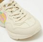 Gucci Vintage Pre-owned Leather sneakers Beige Dames - Thumbnail 7