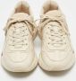 Gucci Vintage Pre-owned Leather sneakers Beige Dames - Thumbnail 3