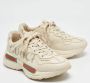 Gucci Vintage Pre-owned Leather sneakers Beige Dames - Thumbnail 4