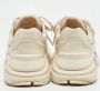 Gucci Vintage Pre-owned Leather sneakers Beige Dames - Thumbnail 5