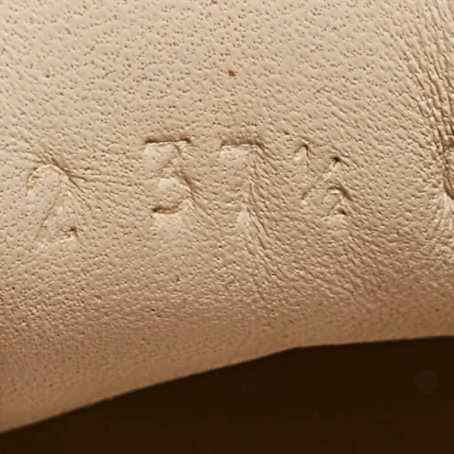 Gucci Vintage Pre-owned Leather sneakers Beige Dames