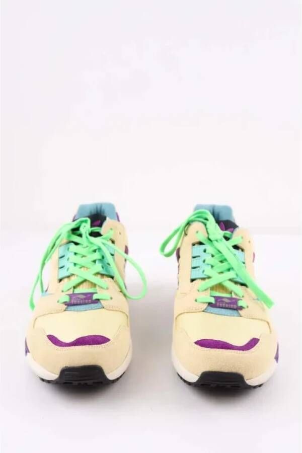 Gucci Vintage Pre-owned Leather sneakers Beige Dames