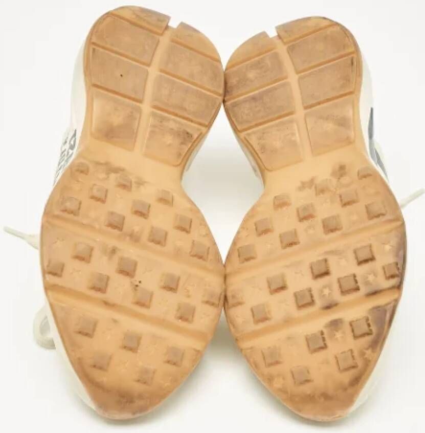 Gucci Vintage Pre-owned Leather sneakers Beige Dames