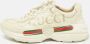 Gucci Vintage Pre-owned Leather sneakers Beige Heren - Thumbnail 2