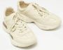 Gucci Vintage Pre-owned Leather sneakers Beige Heren - Thumbnail 4