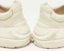 Gucci Vintage Pre-owned Leather sneakers Beige Heren - Thumbnail 8