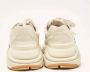 Gucci Vintage Pre-owned Leather sneakers Beige Heren - Thumbnail 3