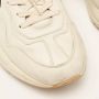 Gucci Vintage Pre-owned Leather sneakers Beige Heren - Thumbnail 7