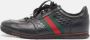 Gucci Vintage Pre-owned Leather sneakers Black Dames - Thumbnail 2