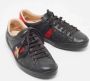 Gucci Vintage Pre-owned Leather sneakers Black Dames - Thumbnail 4