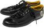 Gucci Vintage Pre-owned Leather sneakers Black Dames - Thumbnail 3