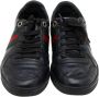 Gucci Vintage Pre-owned Leather sneakers Black Dames - Thumbnail 2