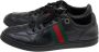 Gucci Vintage Pre-owned Leather sneakers Black Dames - Thumbnail 3