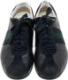 Gucci Vintage Pre-owned Leather sneakers Black Dames - Thumbnail 2