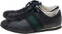 Gucci Vintage Pre-owned Leather sneakers Black Dames - Thumbnail 3