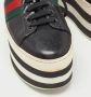 Gucci Vintage Pre-owned Leather sneakers Black Dames - Thumbnail 7