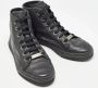 Gucci Vintage Pre-owned Leather sneakers Black Dames - Thumbnail 4
