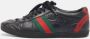 Gucci Vintage Pre-owned Leather sneakers Black Dames - Thumbnail 2