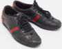 Gucci Vintage Pre-owned Leather sneakers Black Dames - Thumbnail 4