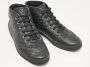 Gucci Vintage Pre-owned Leather sneakers Black Dames - Thumbnail 1